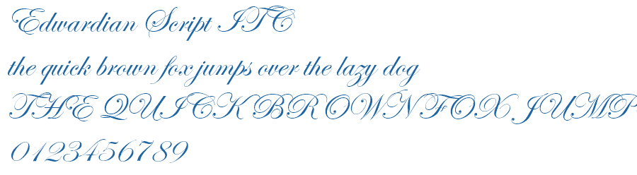 Edwardian Script Itc Font Free Fonts Download Fonts2k Com